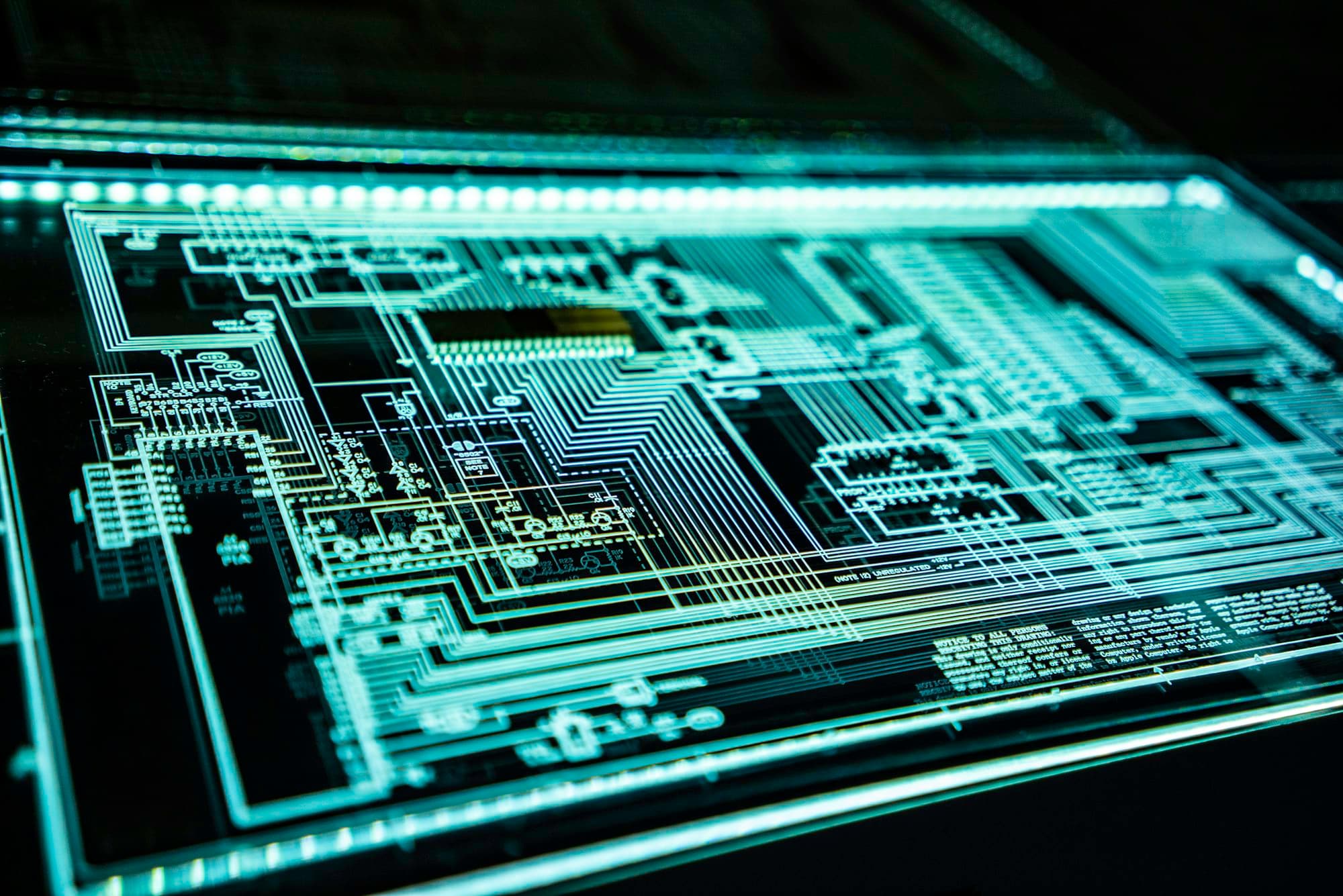 A lock on a circuit board — access that is granted, not assumed