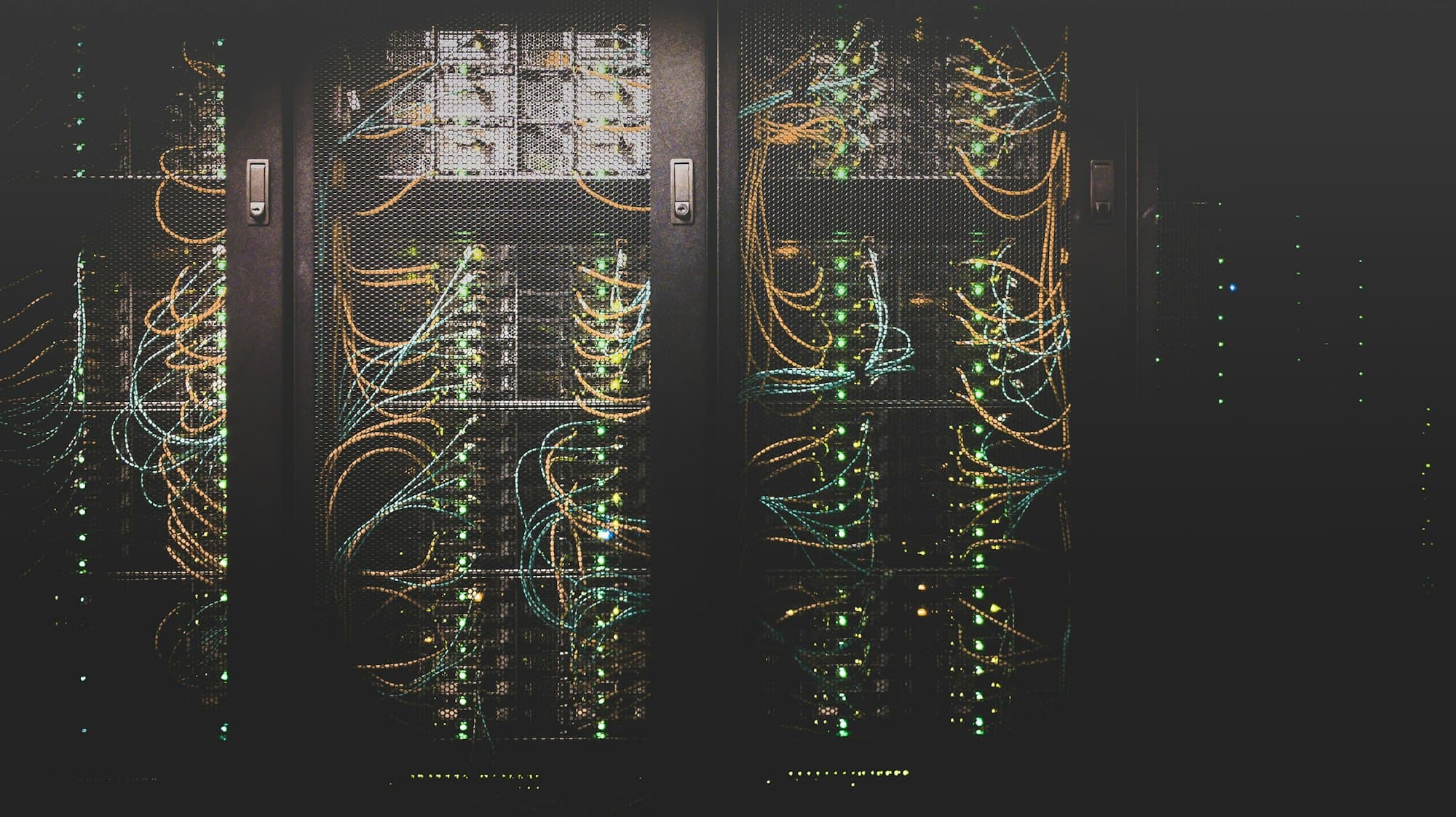 Rows of servers in a data center — the layer agents actually hit