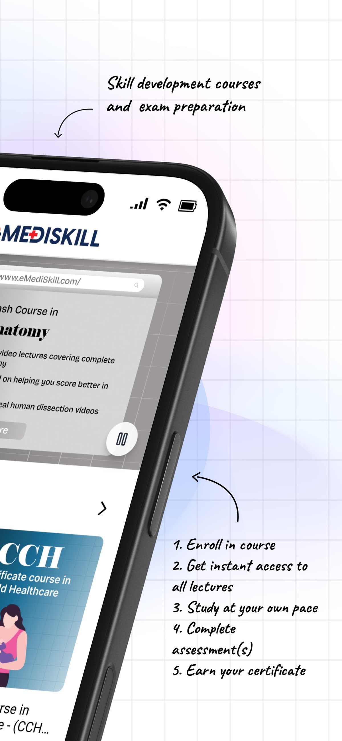 eMediSkill App Store — crash course in Anatomy