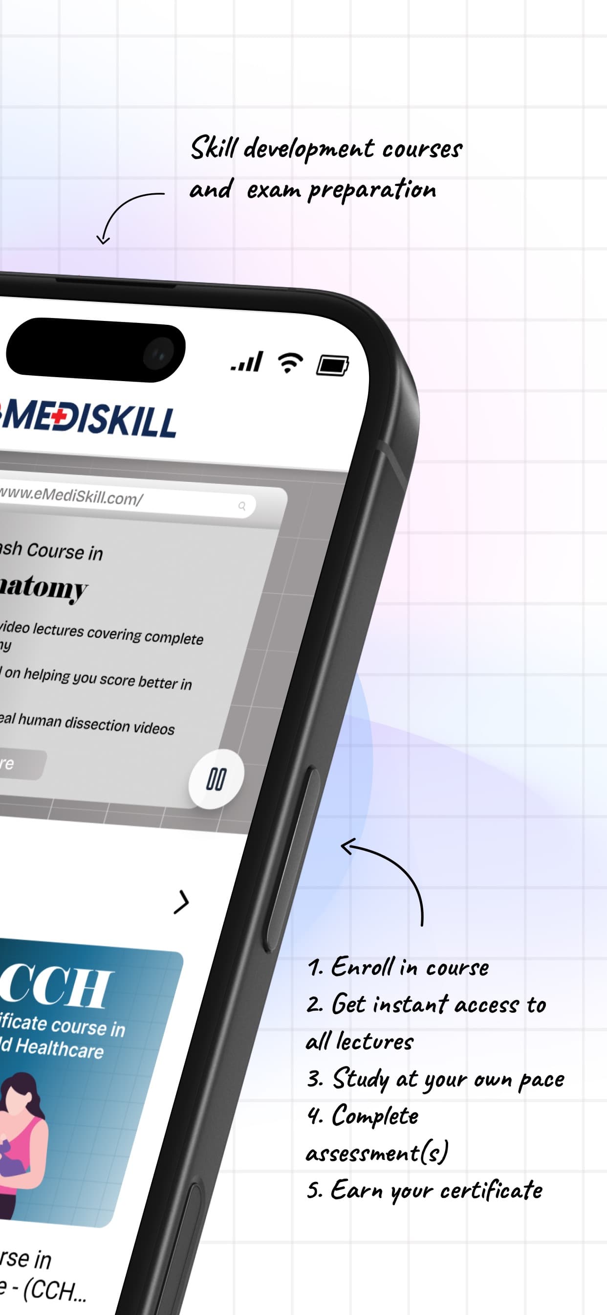 eMediSkill App Store — crash course in Anatomy