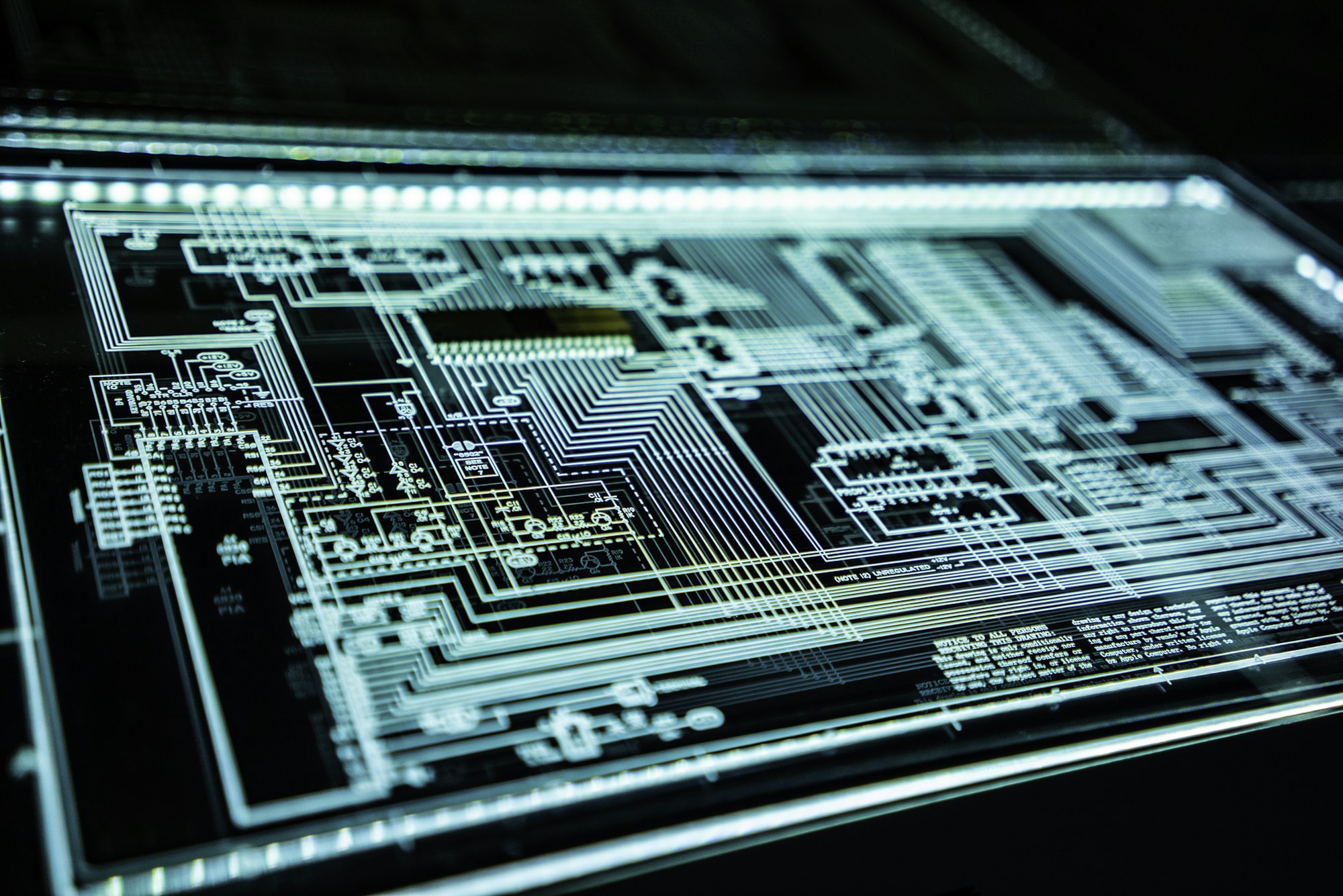 A lock on a circuit board — access that is granted, not assumed